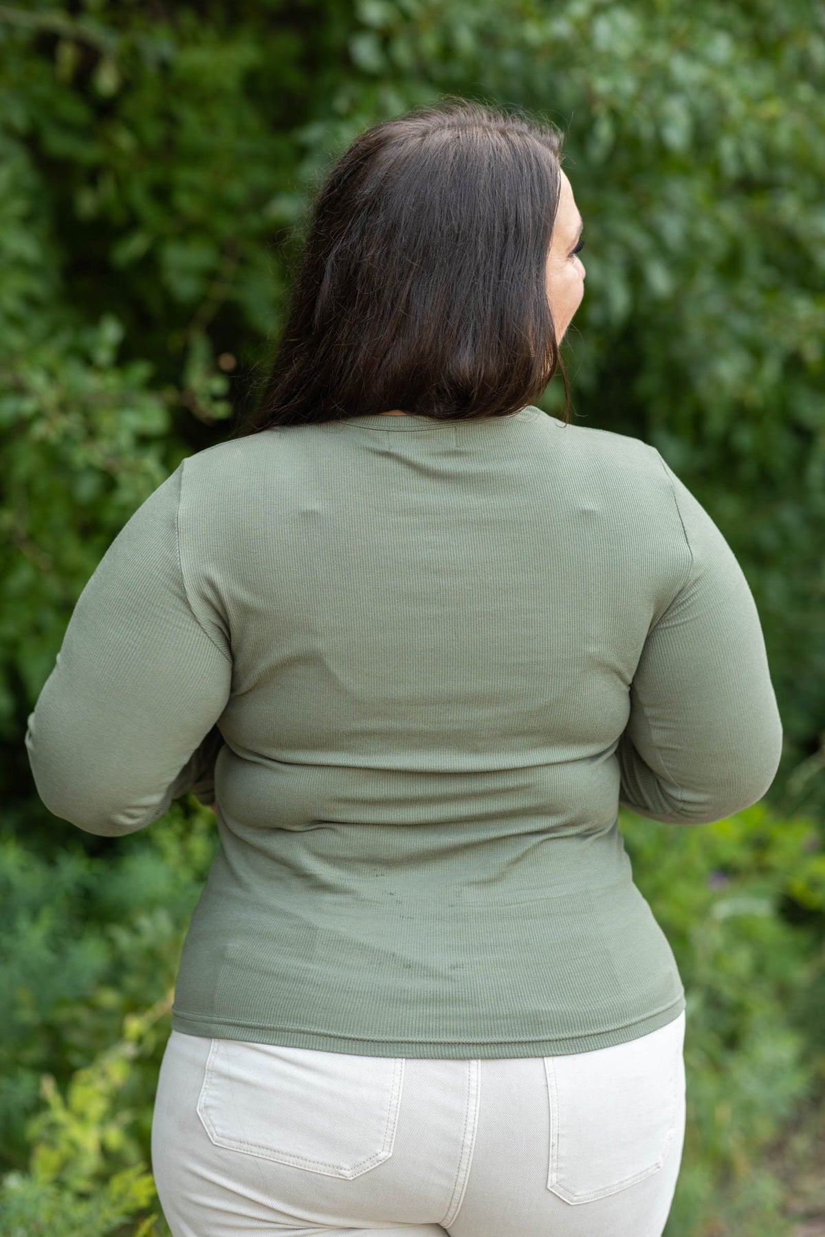 The Essential Micro Rib Long Sleeve Tee by Filly Flair