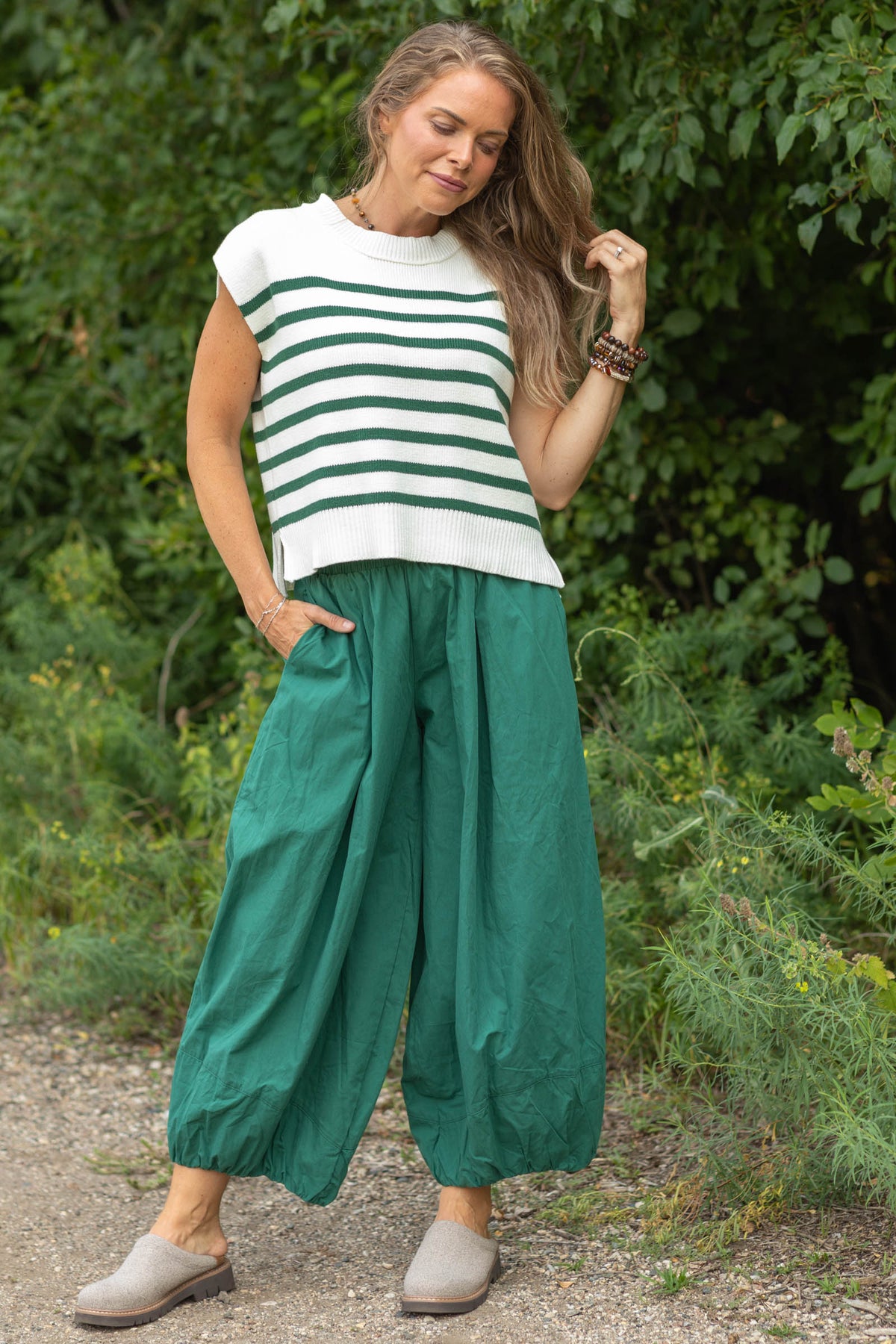 Easy Waist Barrel Pants