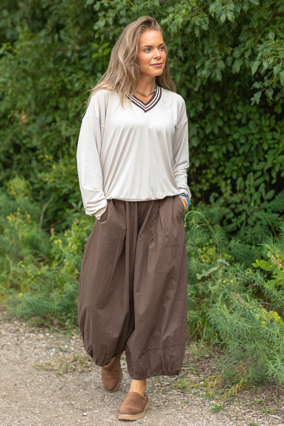 Easy Waist Barrel Pants