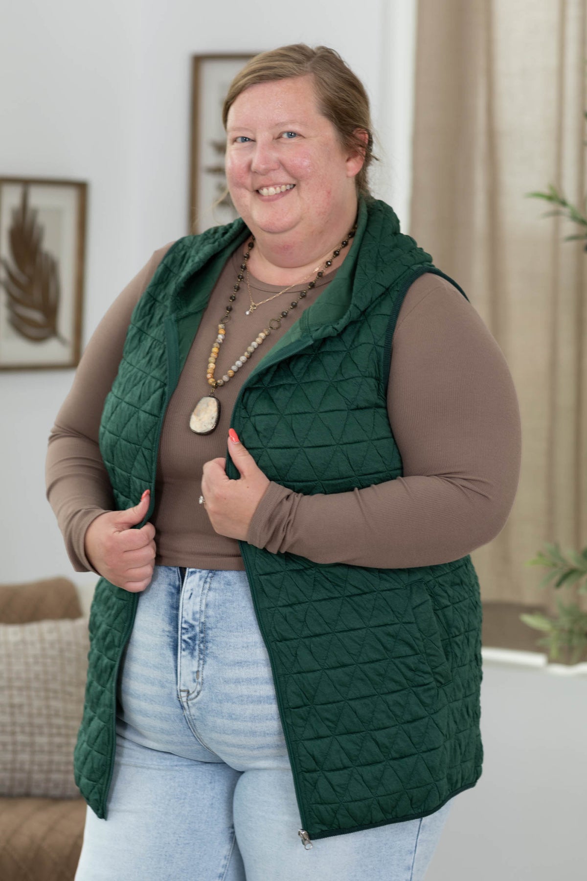Over The Top Quilted Vest by Filly Flair