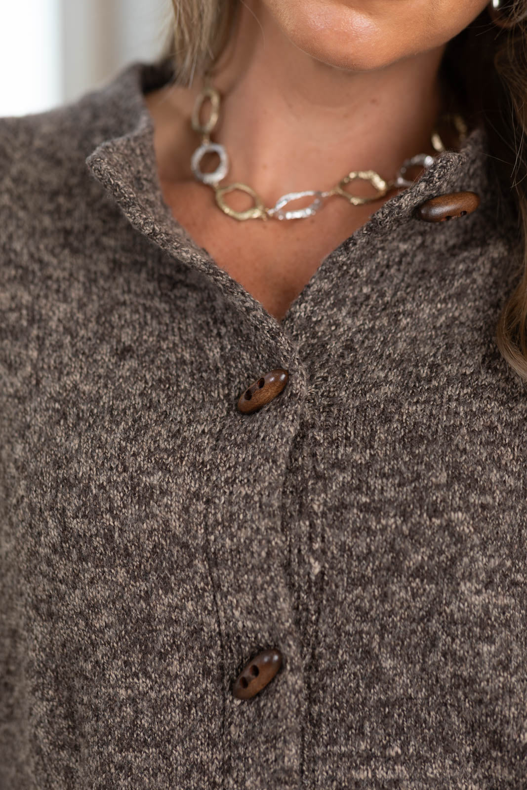 Staccato Button Down Cardigan With Front Pockets