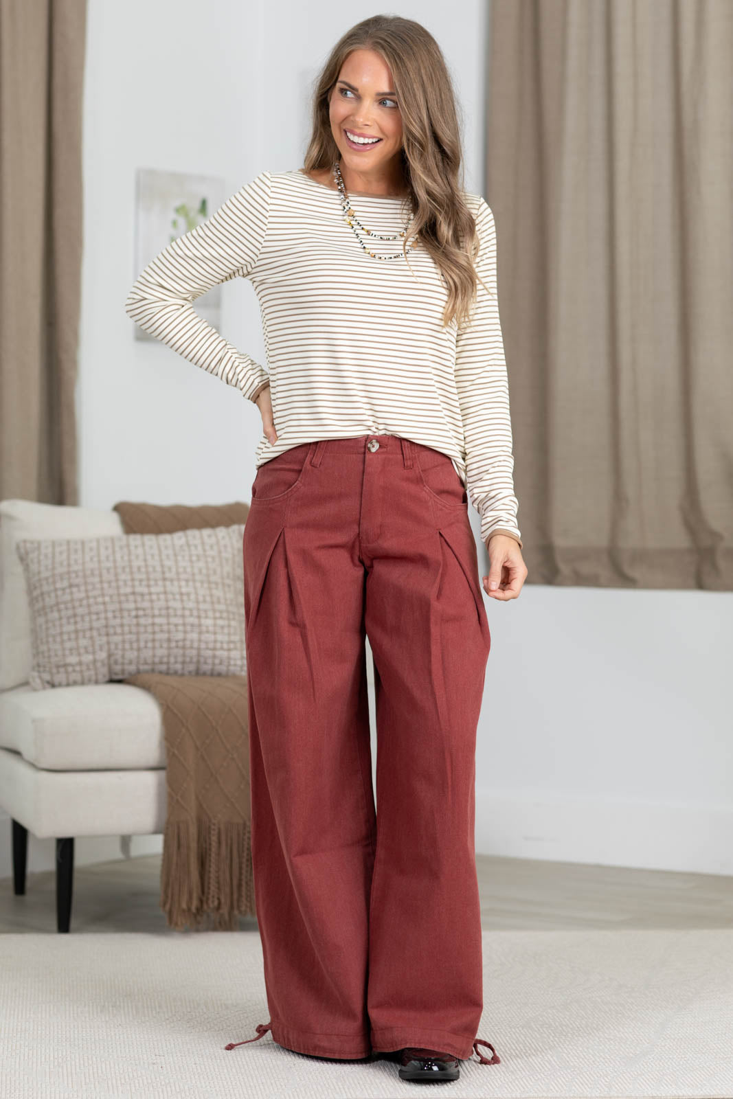 Cotierra Essential Lotus Balloon Twill Jeans