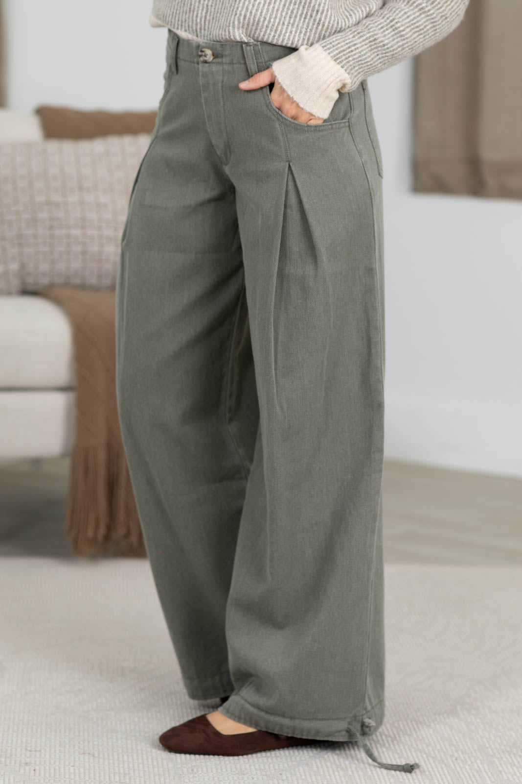 Cotierra Essential Lotus Balloon Twill Jeans