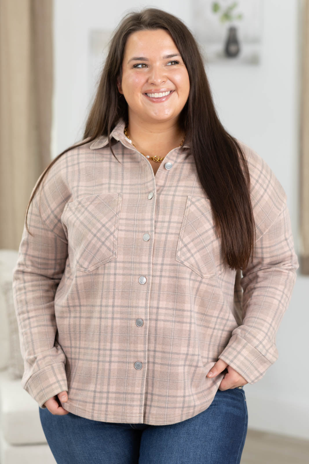 Fireside Printed Shacket by Filly Flair