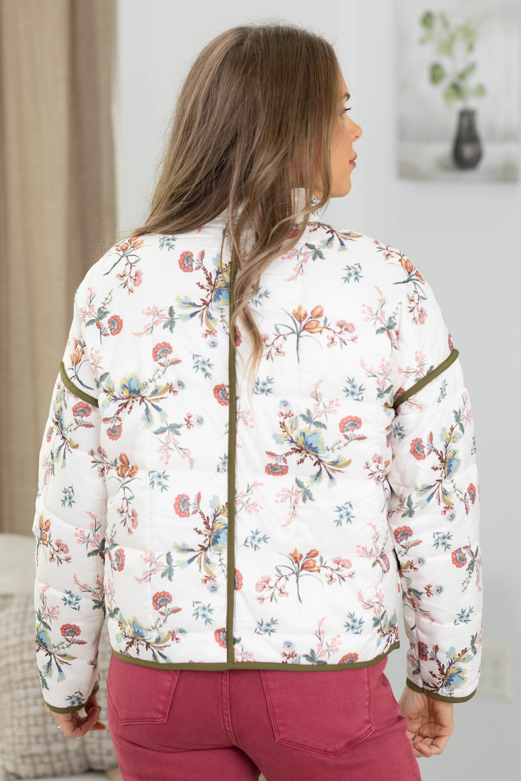 Heartland Bloom Quilted Floral Print Jacket by Filly Flair