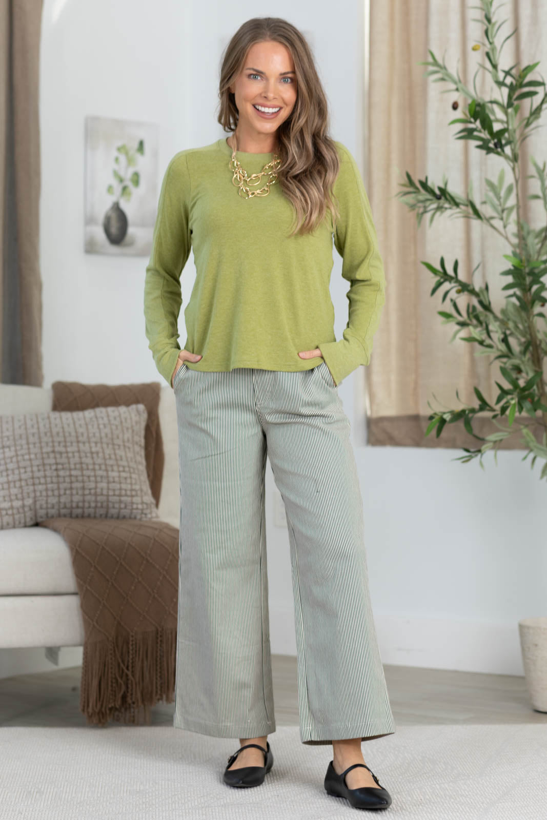 Staccato Soft Long Sleeve Knit Top
