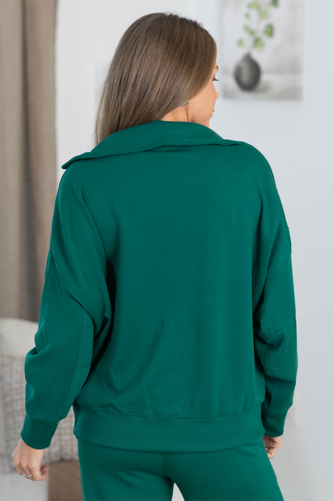 Scuba Collared Top and Pant Set