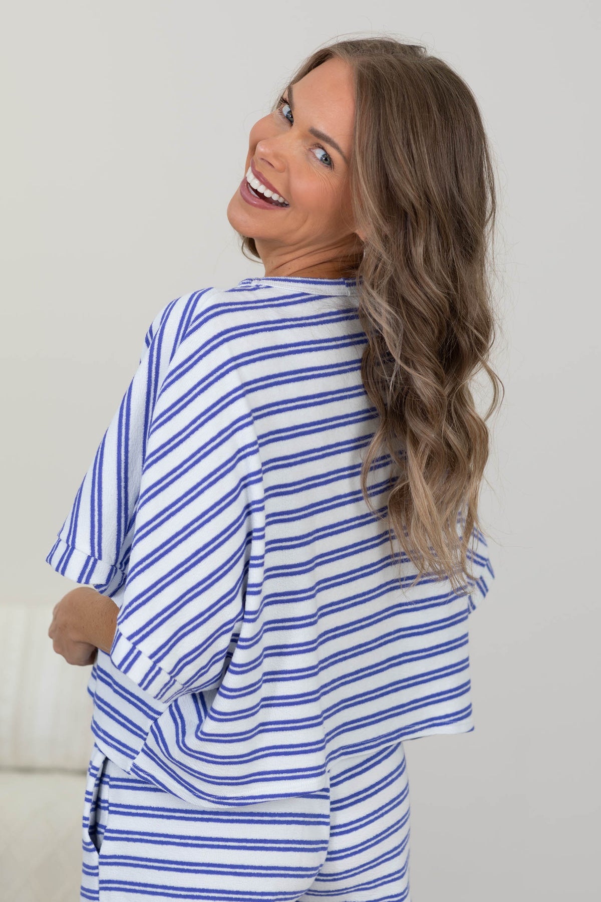 Striped Super Soft French Terry Top