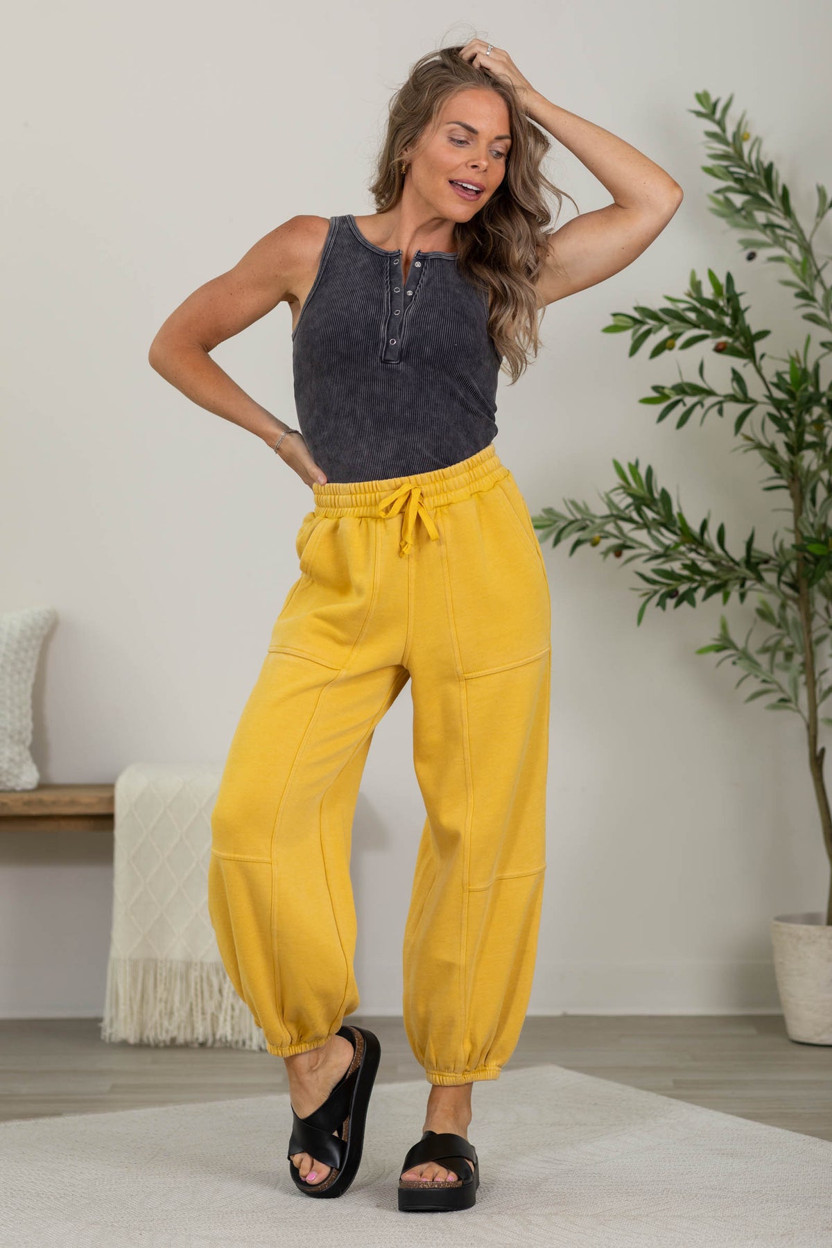 Cozy Campfire Balloon Joggers
