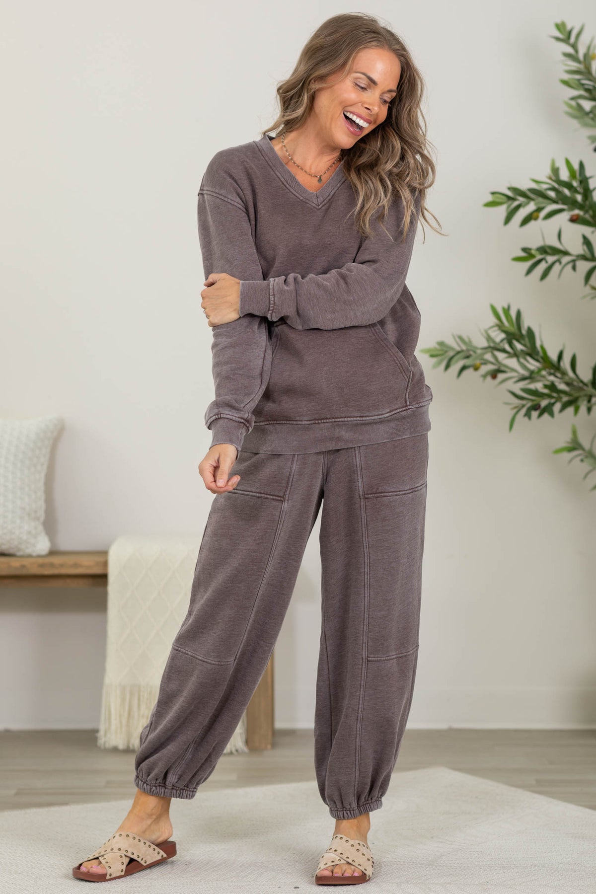 Cozy Campfire Balloon Joggers