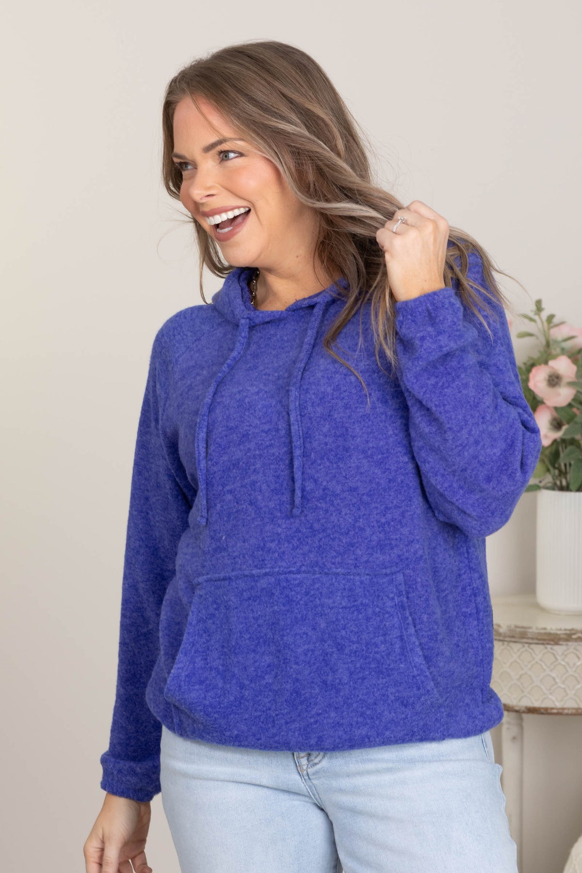 Hacci Cozy Top With Hood