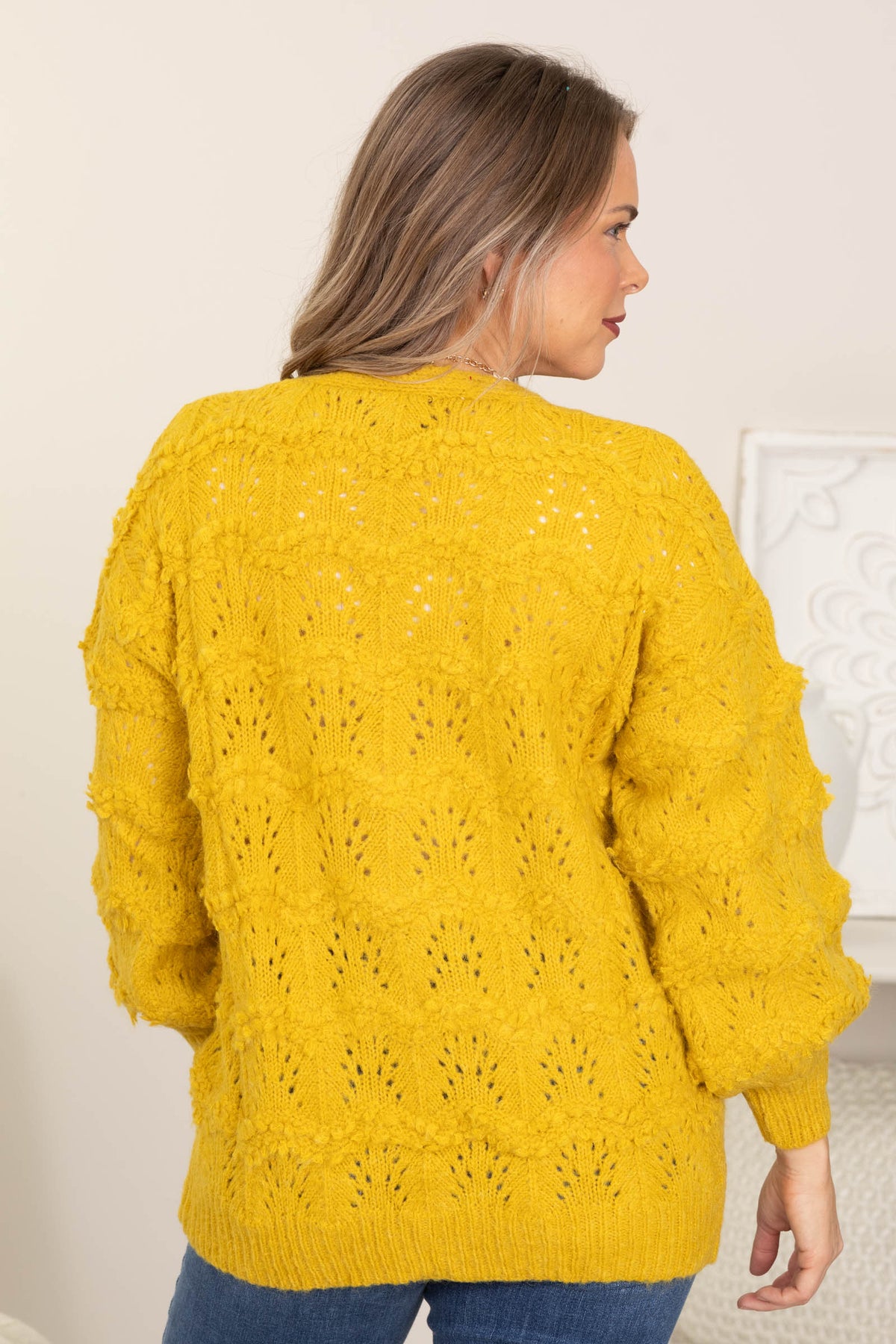 Textured Knit Chunky Cardigans