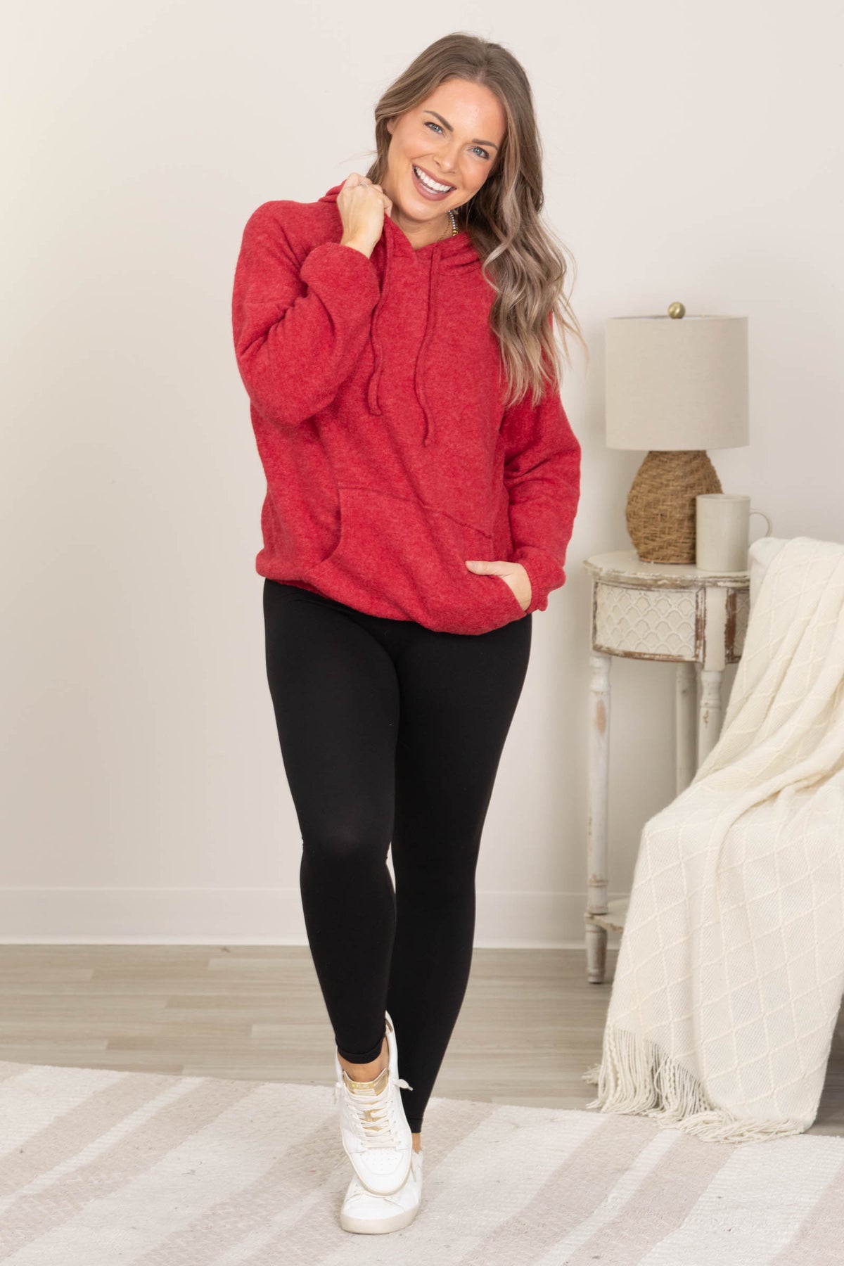Hacci Cozy Top With Hood