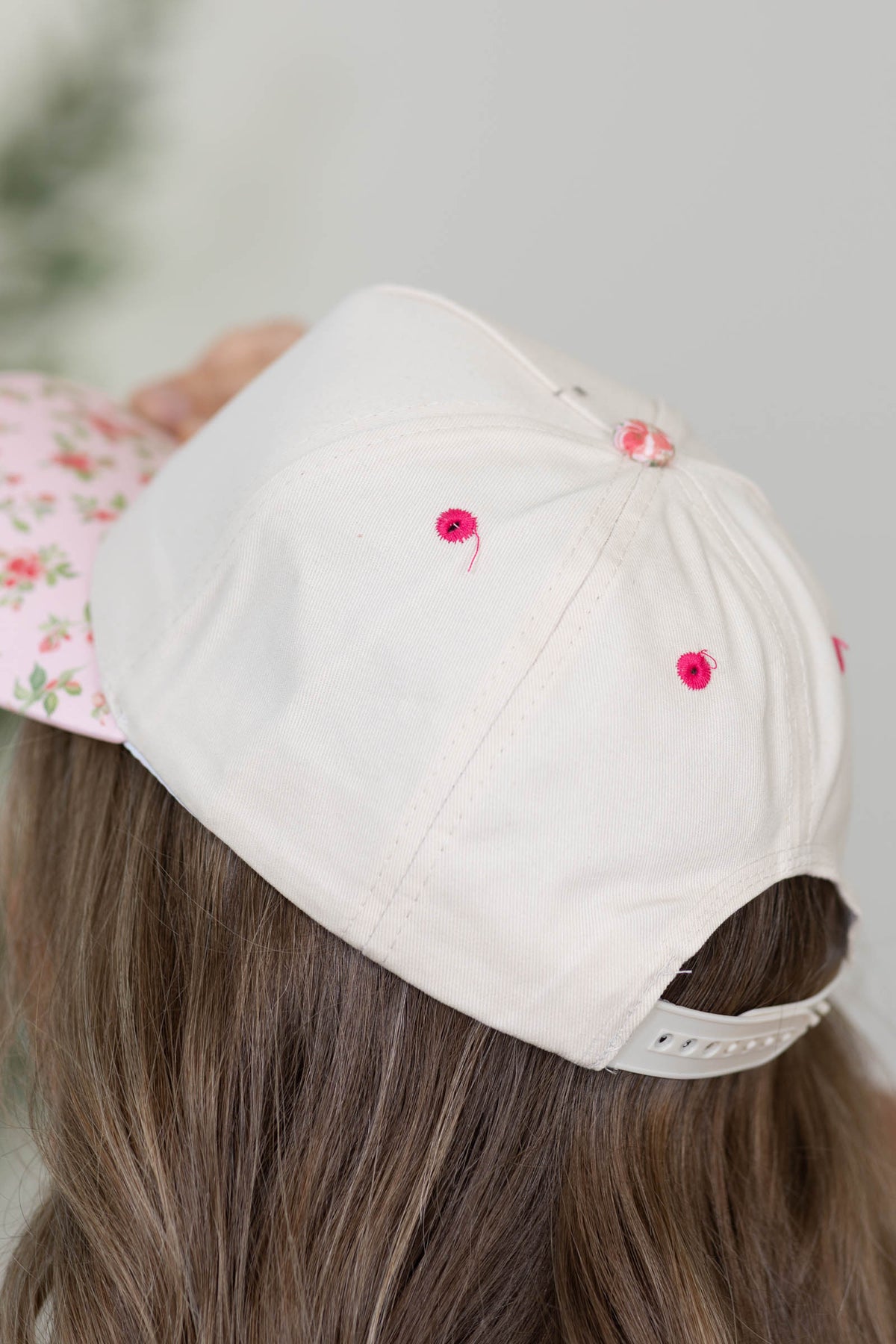 Floral Two Tone Snapback Hat