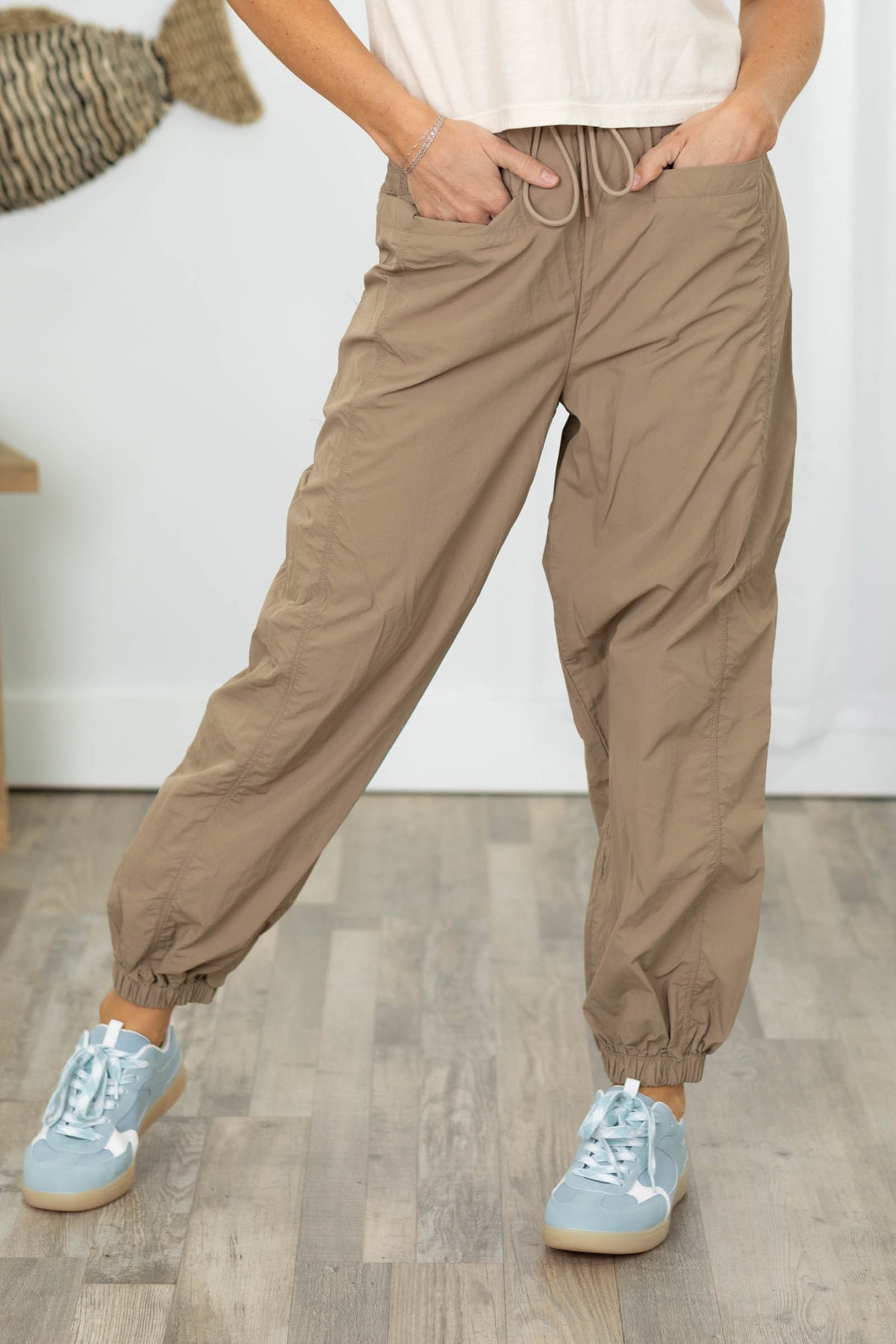 Smocking Activewear Drawstring Joggers