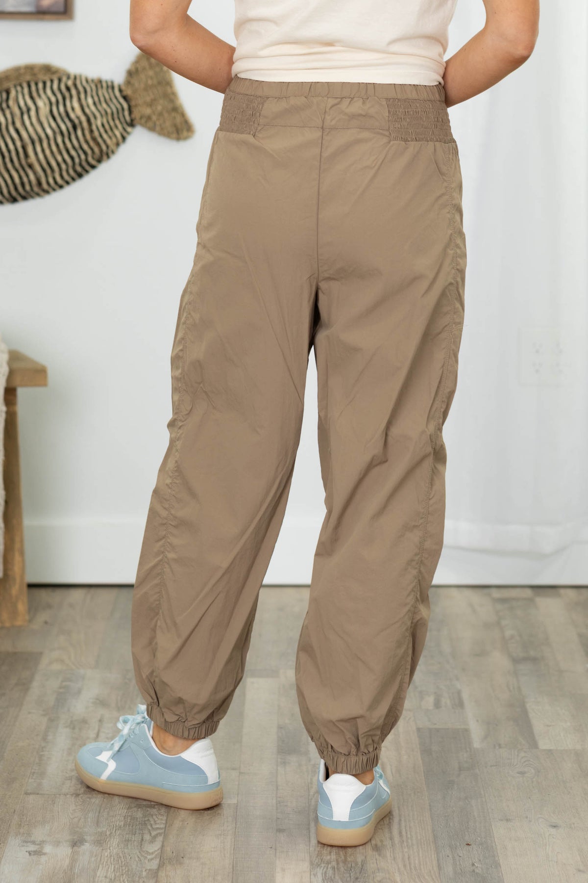 Smocking Activewear Drawstring Joggers