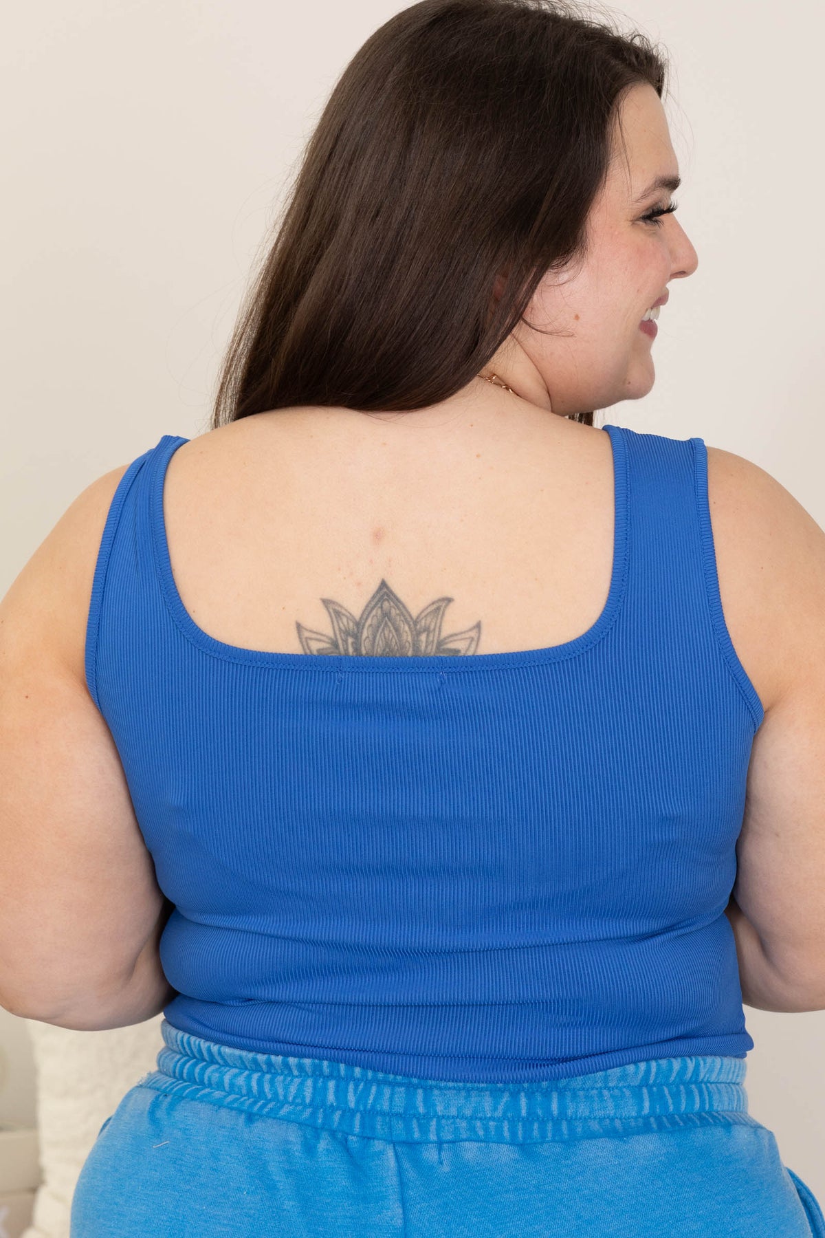 Light Ribbed Tank Tops