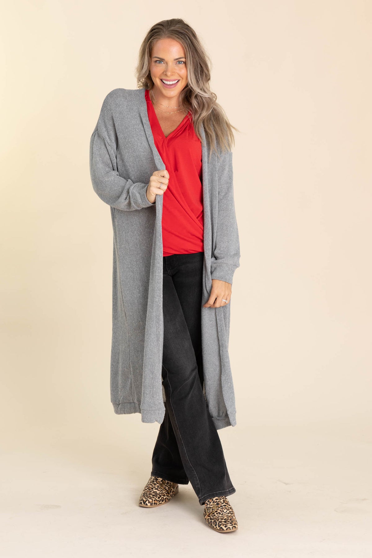 Surplice Wrinkle Free Tank Top