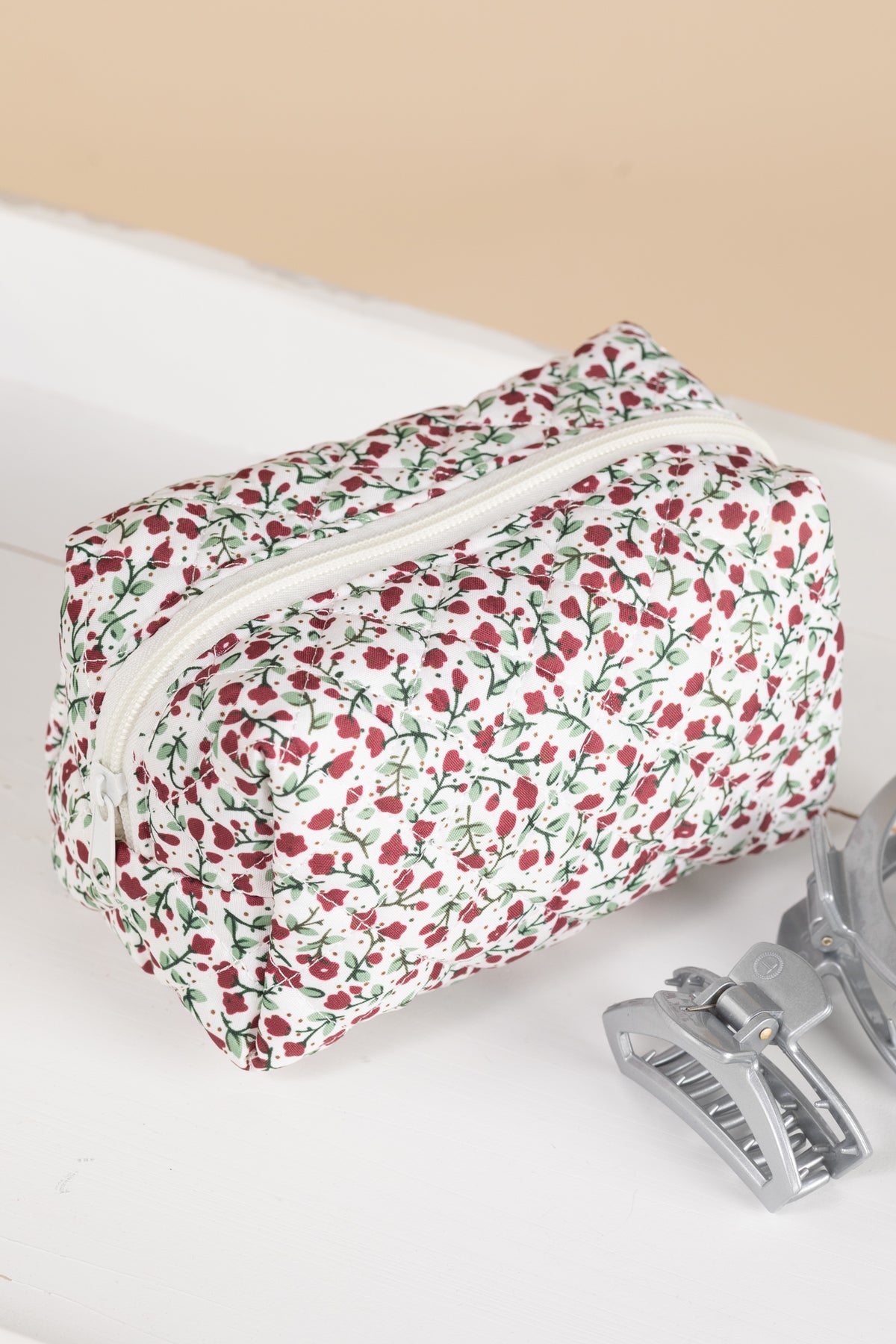 Ditsy Floral Quilted Cosmetic Bags