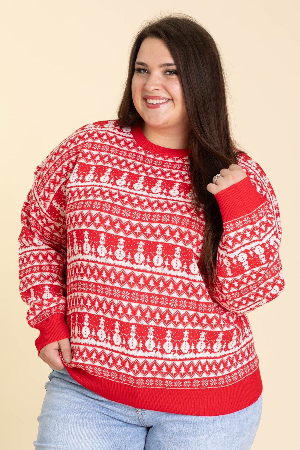 Evergreens And Snowflakes Fair Isle Sweaters