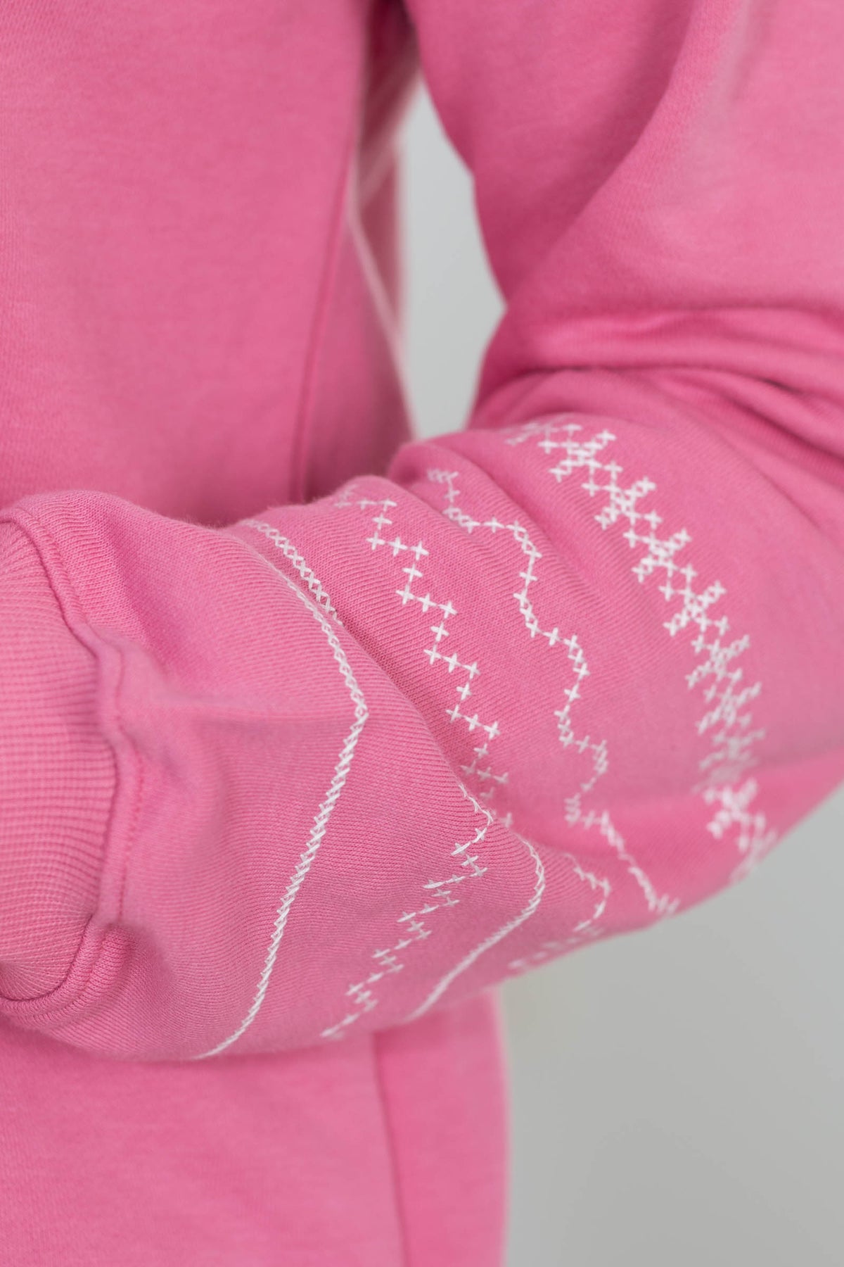 Staccato Embroidery Detailed Sweatshirt