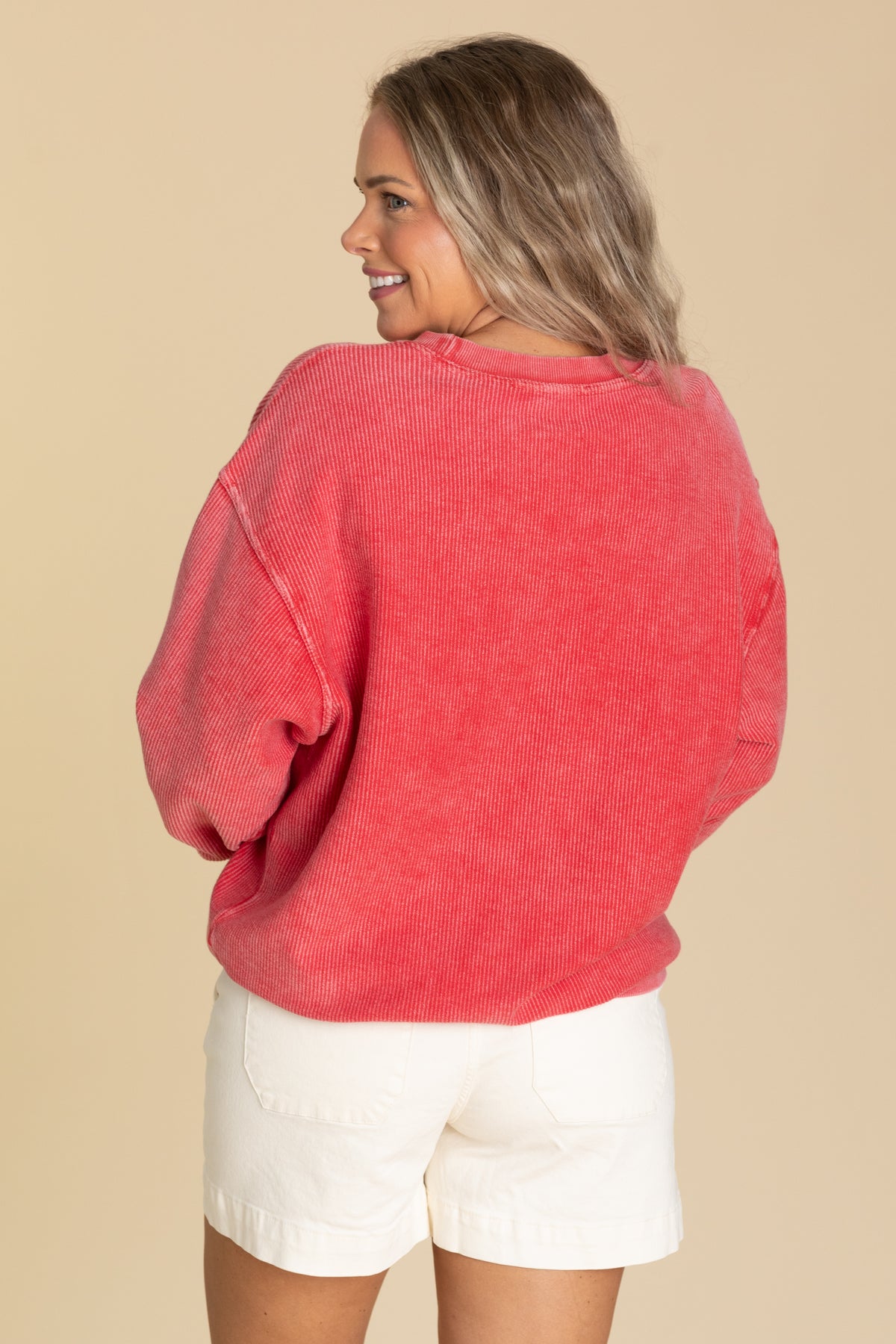 The Casual Comfort Corded Sweatshirt