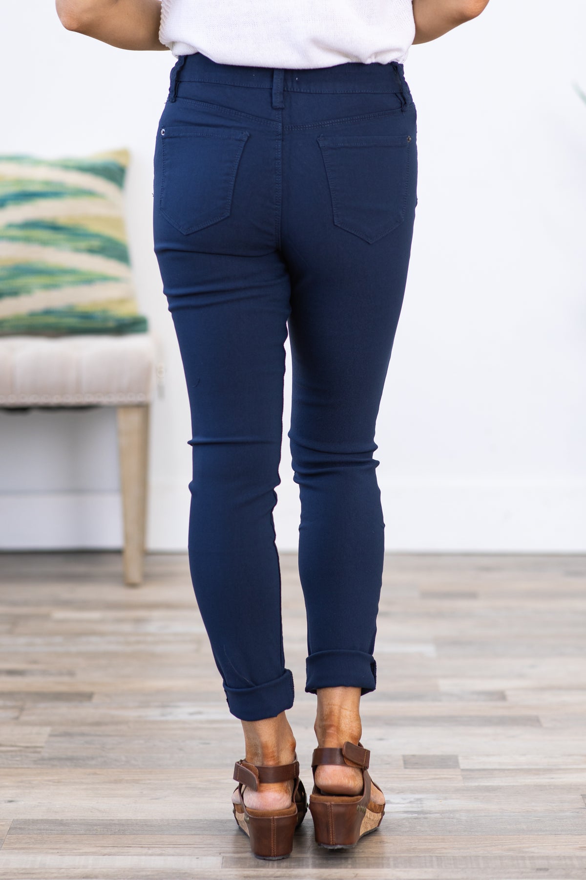 YMI Navy Hyperstretch Pants