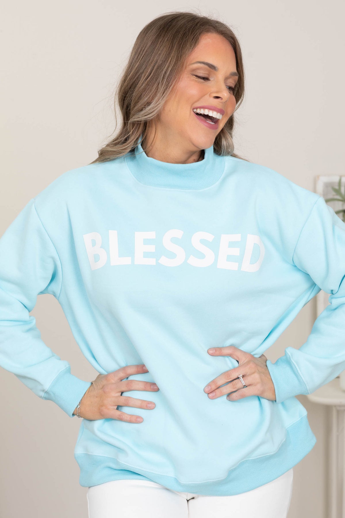 Soft Fleece Mock Neck Pullovers