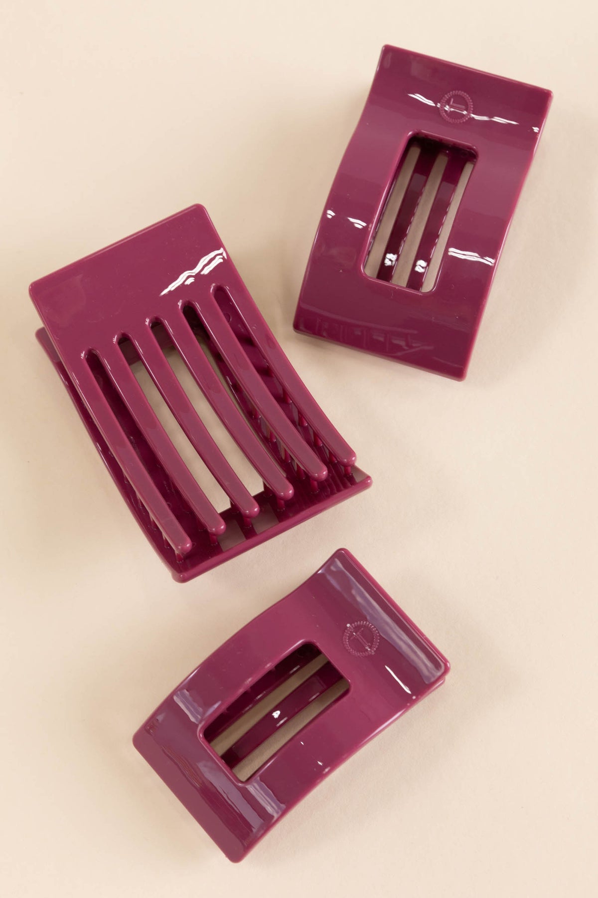 Fall Collection Flat Rectangle Hair Clips