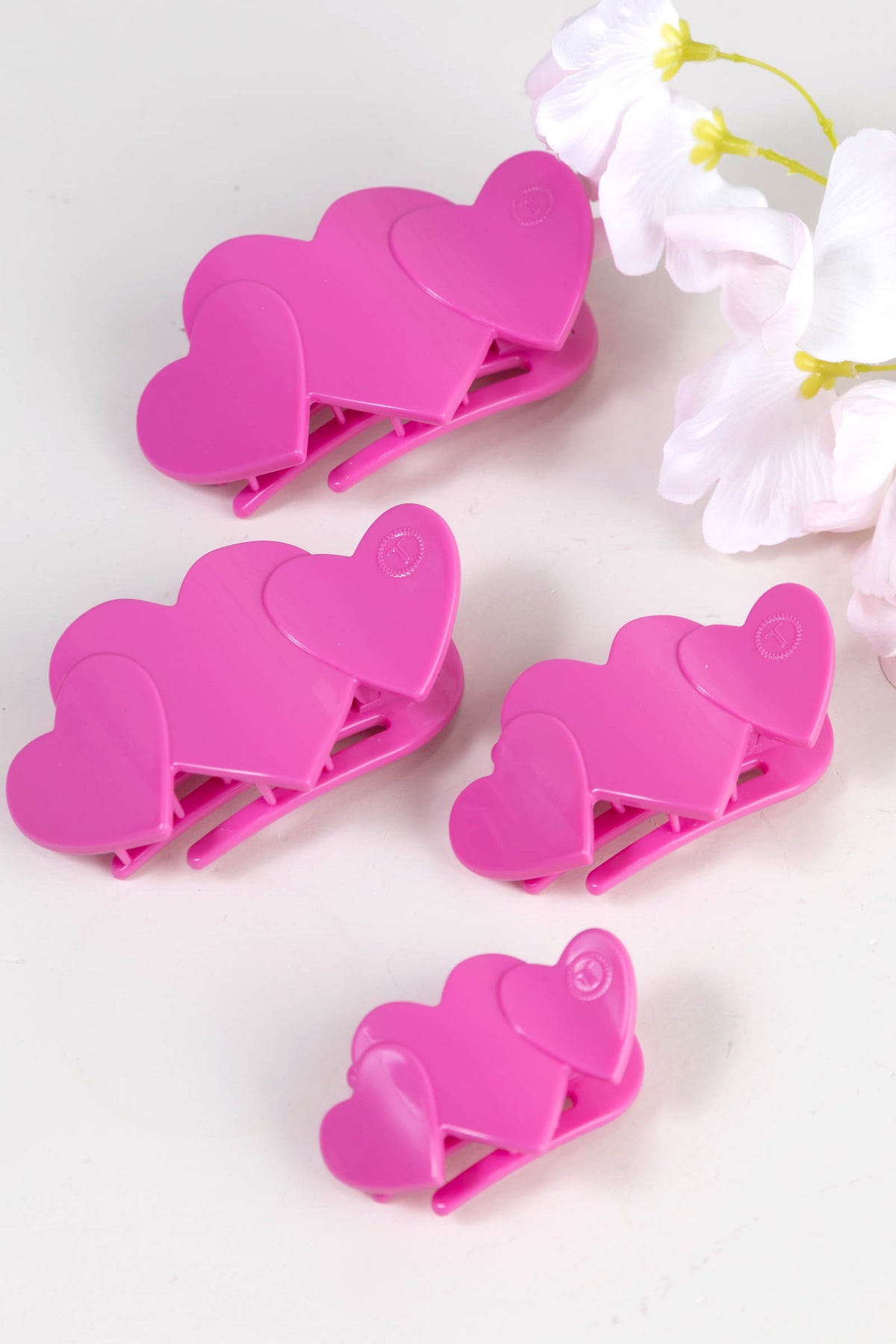 Teleties Heart to Heart Flat Hair Clip