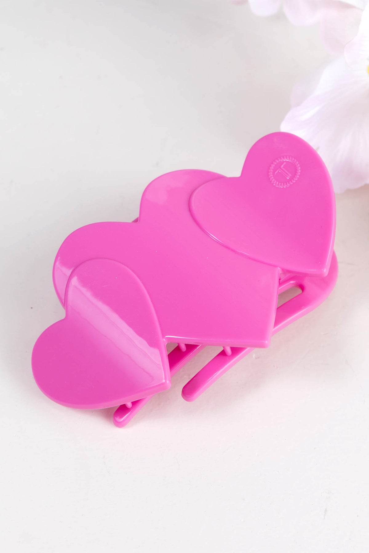 Teleties Heart to Heart Flat Hair Clip