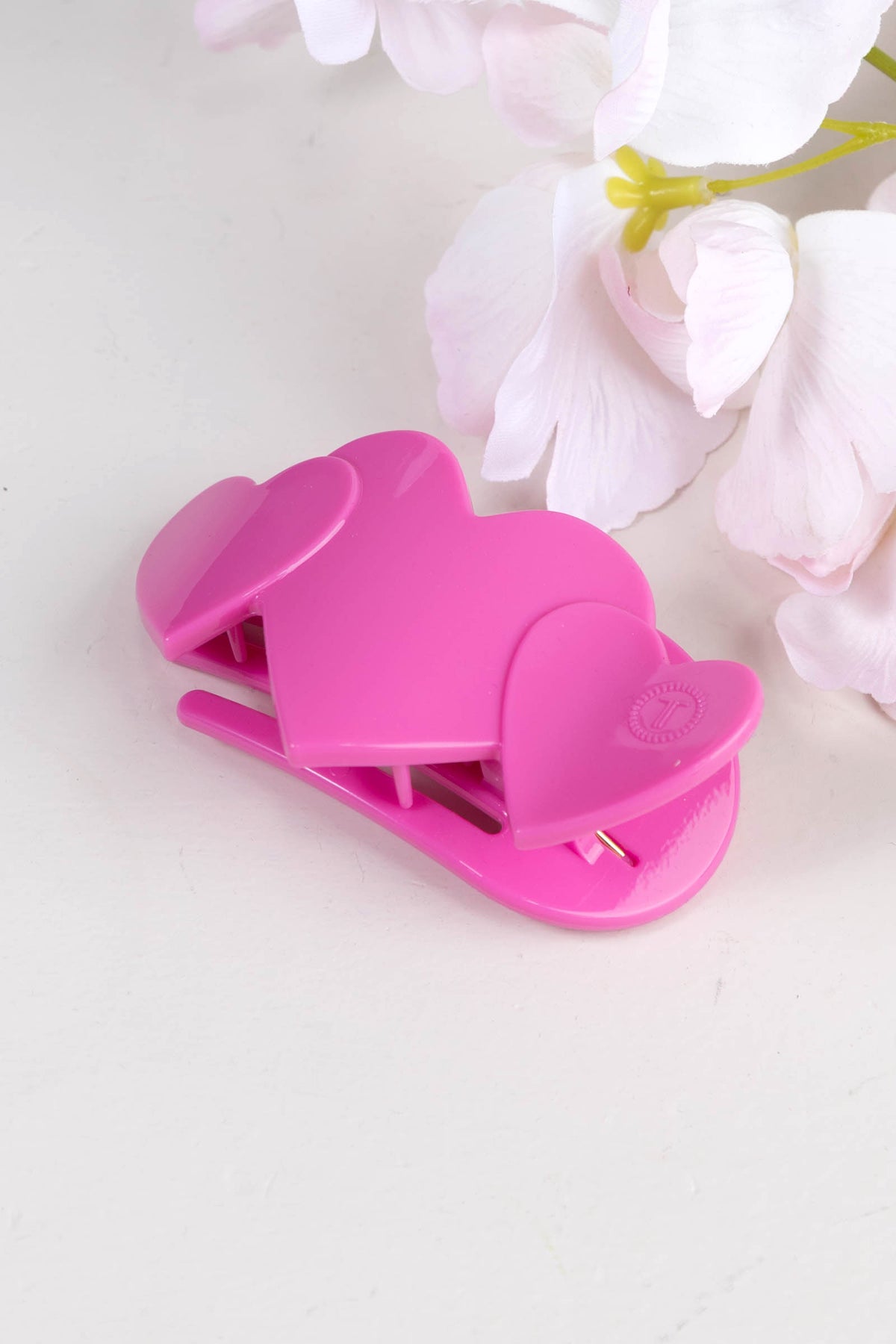 Teleties Heart to Heart Flat Hair Clip