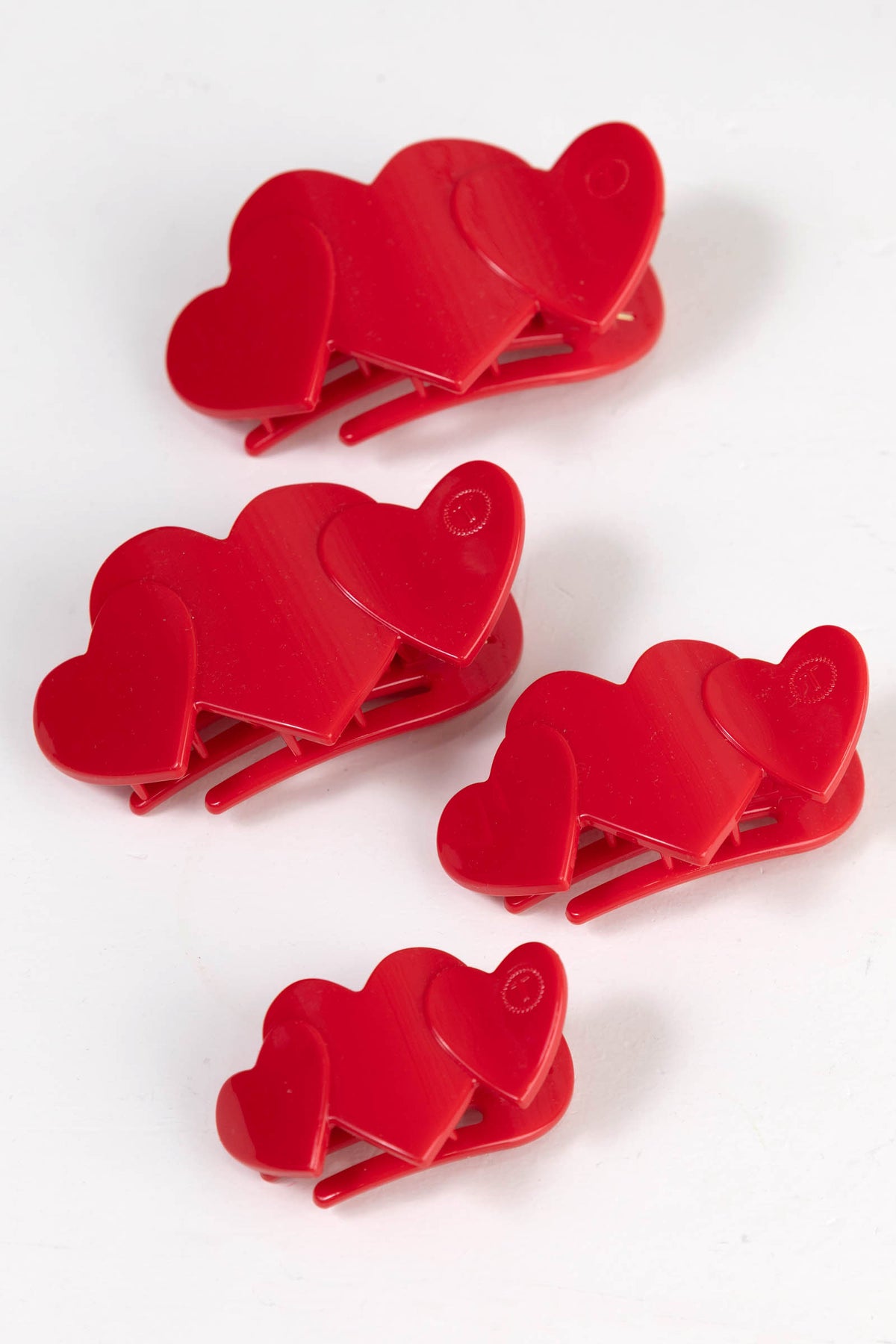 Teleties Heart to Heart Flat Hair Clip