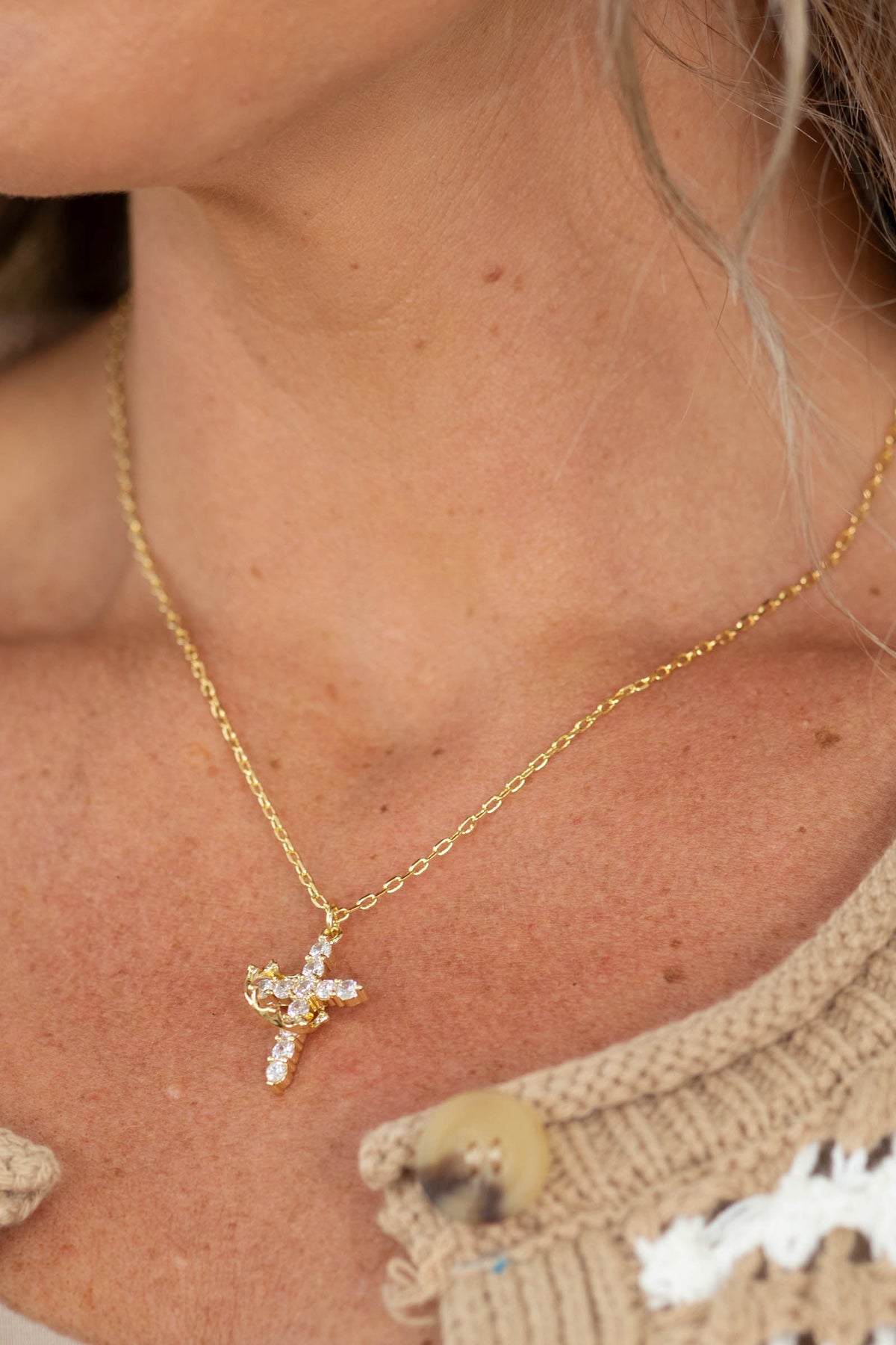 Royal Faith Cross Necklace