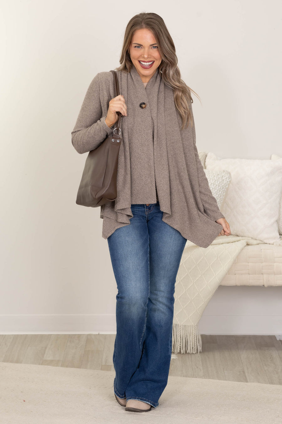 Soft Knit Cardigan Shawls