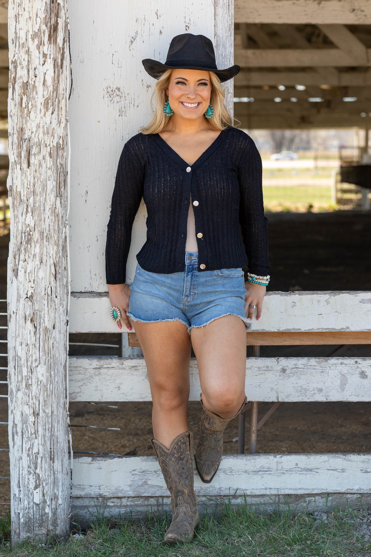 Lightweight Knit Button Up Cardigan