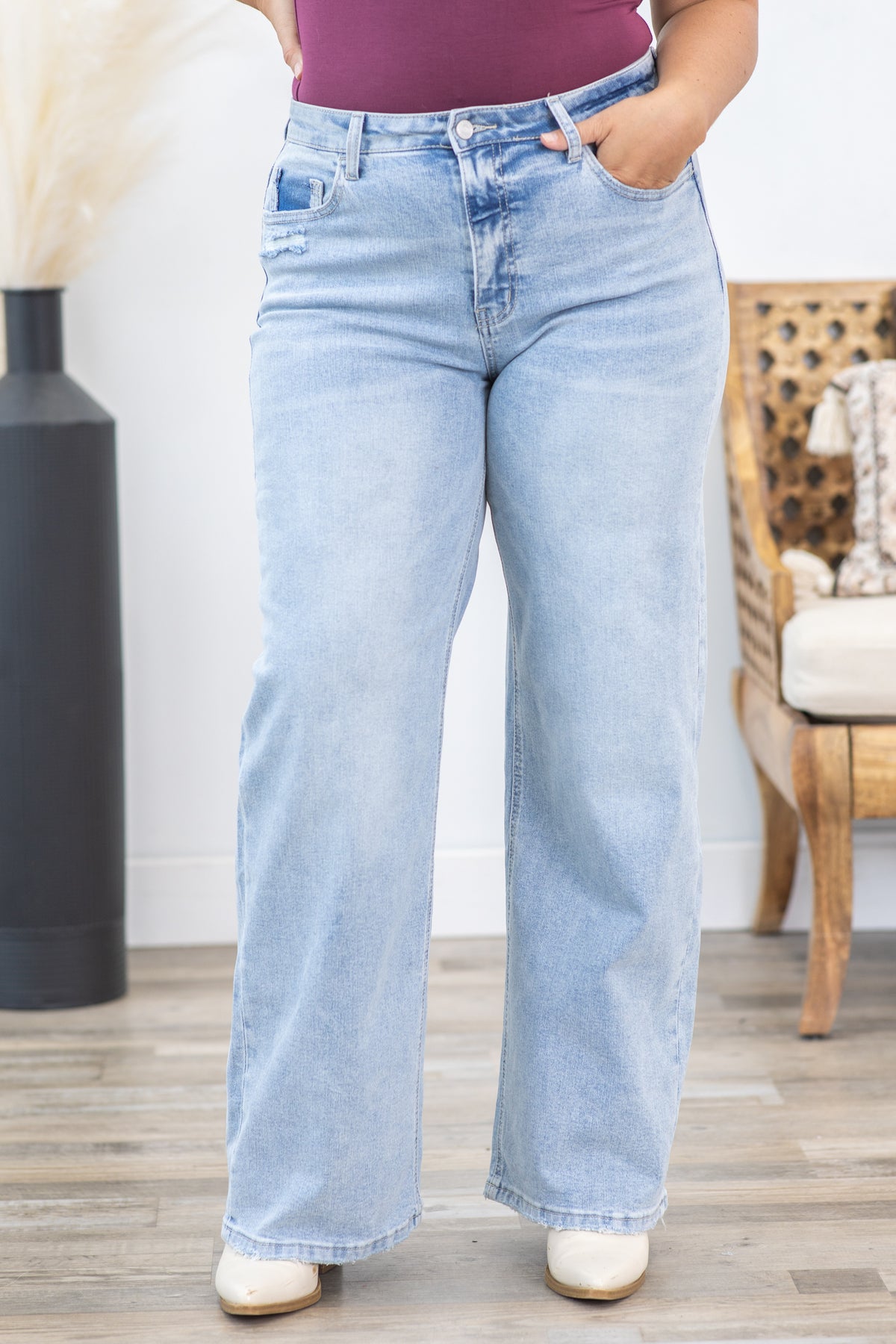 Lovervet Falling In Love Wide Leg Jeans
