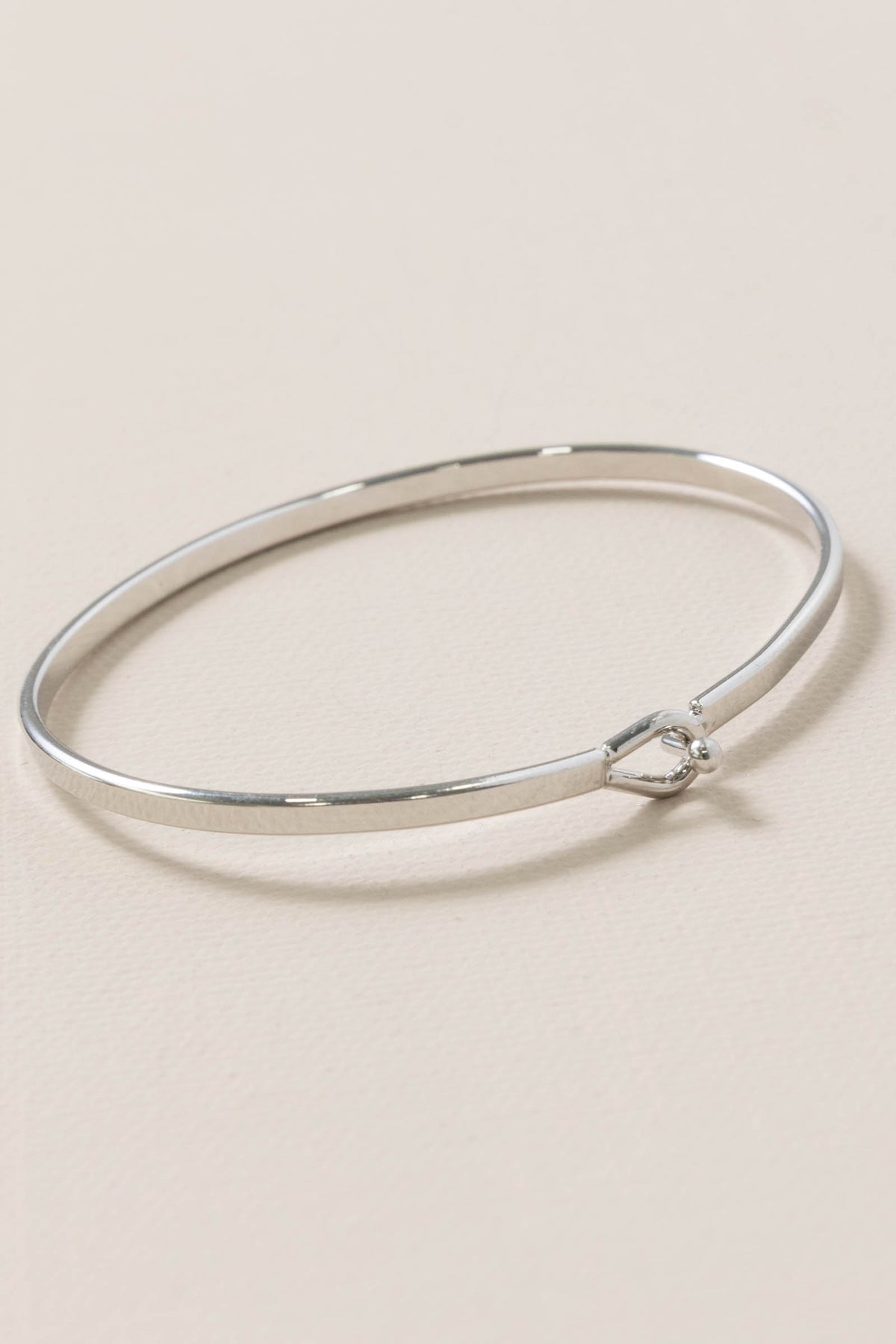 Silver Dream Big Engraved Bangle Bracelet
