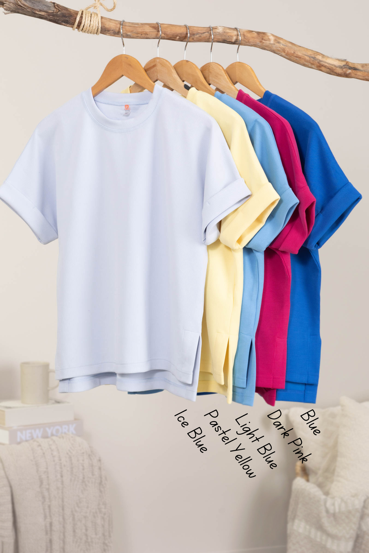 Luxe Rib Lounge Knit Tees